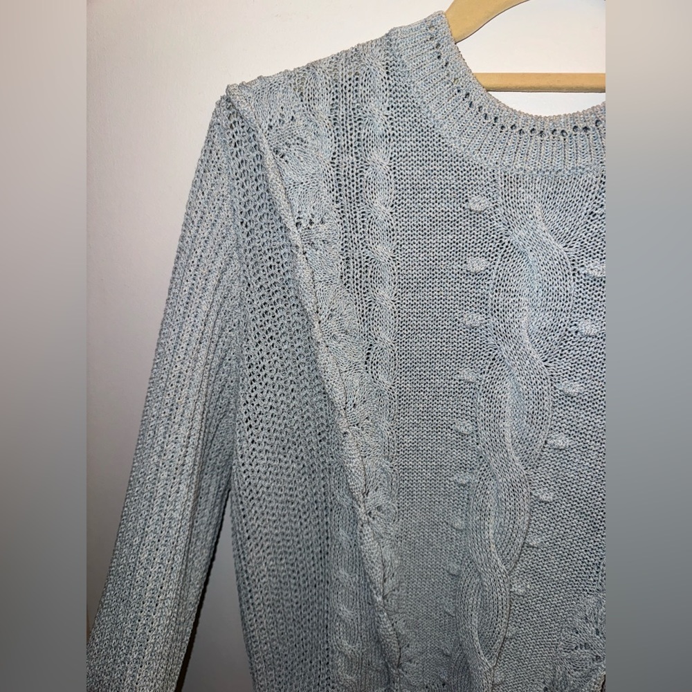 NWOT ZARA Light Blue Sweater